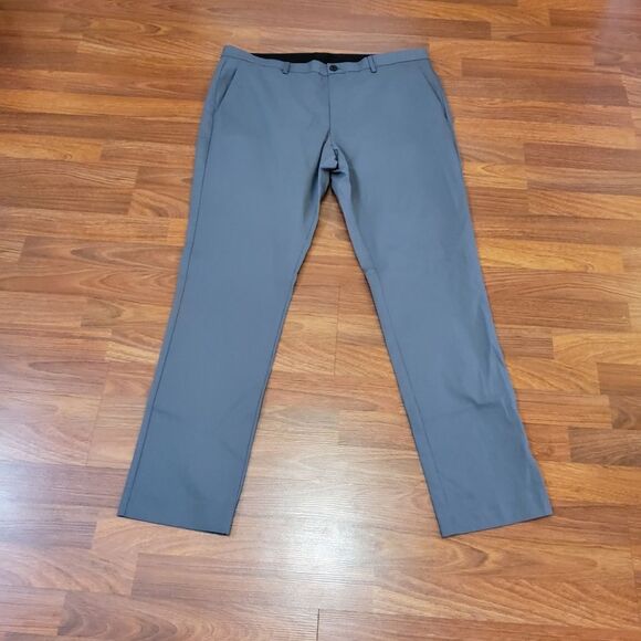 Bonobos Tailored 3X Dry Dress Pants 38x32 Grey New - Picture 4 of 11